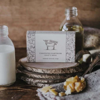 Unscented Dartmoor Goat's Milk Soap